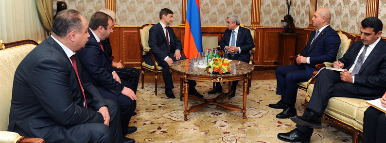 Встреча делегации партии "Единая Россия" с Президентом Армении С.Саргсяном, 27 ноября 2017 года, г.Ереван