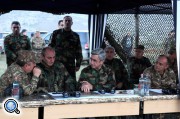Президенты Армении и Нагорного Карабаха присутствовали на учениях ВС НКР