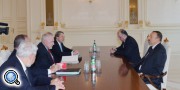 Президент Азербайджана обсудил с посредниками ход карабахского урегулирования