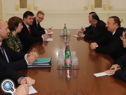 Кэтрин Эштон обсудила с президентом Азербайджана карабахское урегулирование