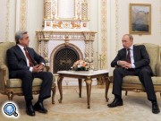 Президент Армении встретился в Москве с Владимиром Путиным