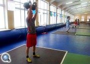 На российской военной базе в Армении прошел чемпионат по гиревому двоеборью