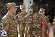 Министр обороны Армении посетил северо-восточную приграничную зону страны