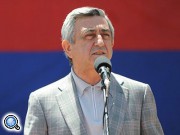 Президент Армении ознакомился с ходом строительства новых столичных дорог