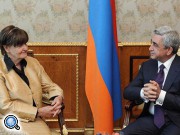 Президент Армении встретился с баронессой Кэролайн Кокс