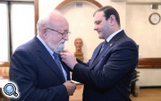 Кшиштоф Пендерецкий награжден золотой медалью мэра Еревана