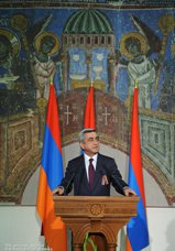 Праздничный прием Президента Республики Армения Сержа Саргсяна по случаю 20-ой годовщины независимости Армении.