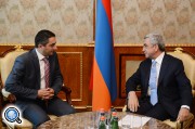 Президент Армении принял главу Службы доходов при министерстве финансов Грузии