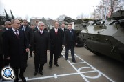 Путин и Саргсян посетили 102-ю российскую военную базу в Гюмри