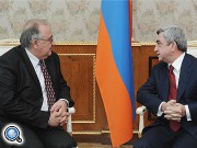 Серж Саргсян принял посла Болгарии в Армении
