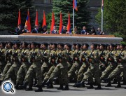Президент Армении принял участие в военном параде в Карабахе - фоторепортаж
