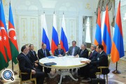 В Казани стартовали переговоры президентов России, Азербайджана и Армении по карабахской проблеме