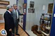 Президент Армении посетил музей литературы и искусства имени Егише Чаренца