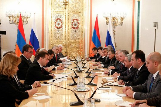 Российско-армянские переговоры на высшем уровне.