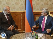 Президент Армении принял спецпредставителя ЕС Филиппа Лефорта