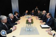В Вильнюсе прошла встреча президентов Армении и Франции