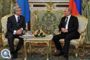 В Москве прошла встреча президентов Армении и России