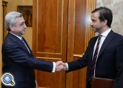 Президент Армении обсудил приоритеты страны с новым координатором ООН