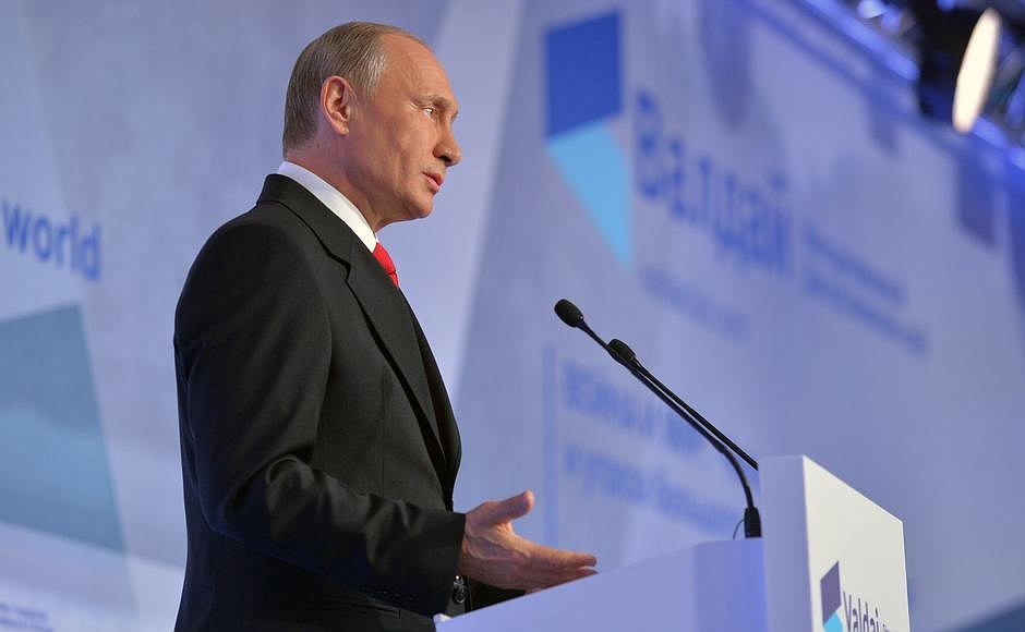 Владимир Путин принял участие в итоговой пленарной сессии XII заседания Международного дискуссионного клуба «Валдай».