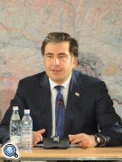 Михаил Саакашвили поблагодарил Россию за торговое эмбарго