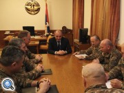 Президент и военное командование Карабаха обсудили ситуацию в прифронтовой зоне