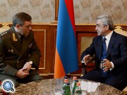 Президент Армении принял начальника Генштаба ВС России